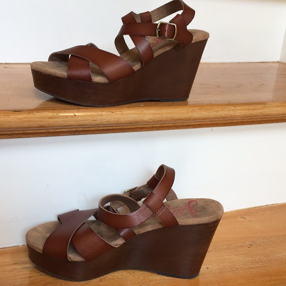 Jelly pop memory foam wedge flatform sandals - Picture 4 of 8